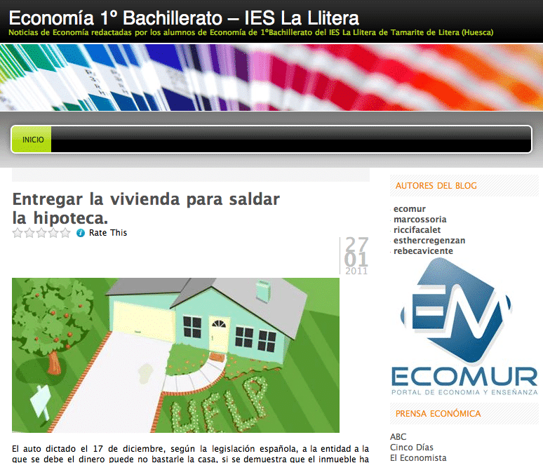 blog de alumnos de Fernando Mur